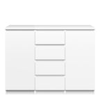 Naia Sideboard - 4 Drawers 2 Doors in White High Gloss