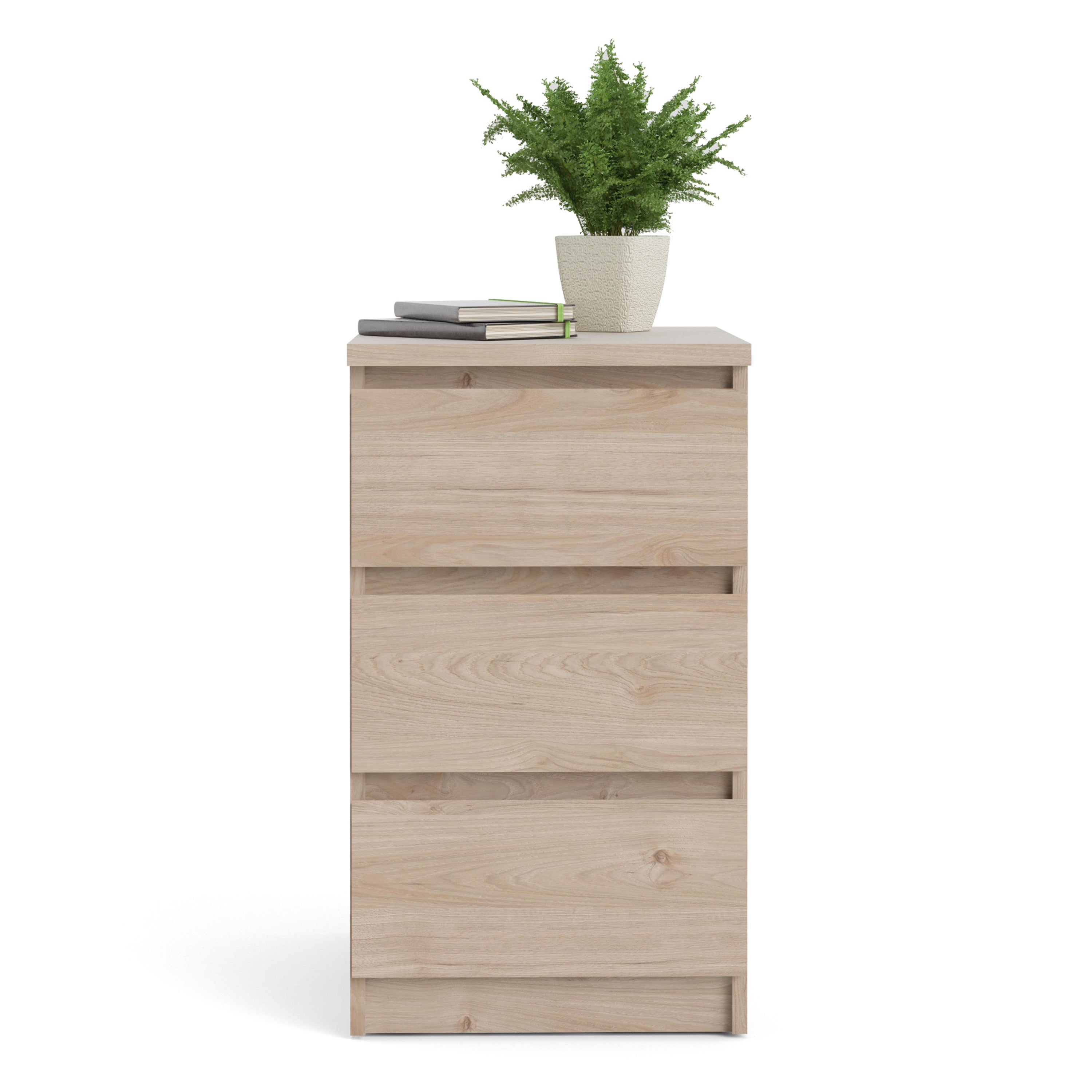 Naia Bedside 3 Drawers in Jackson Hickory Oak