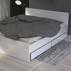 Naia Set of 2 Underbed Drawers (for Single or Double Beds) in White High Gloss