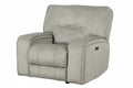 Excalibur Beige Lay-Z-Boy Style Fabric Power Recliner Armchair