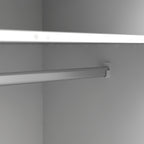 Oslo Wardrobe 3 Doors 3 Drawers in White and Oak