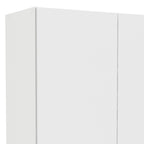 Space Wardrobe with 2 Doors + 1 Drawer in White 1750