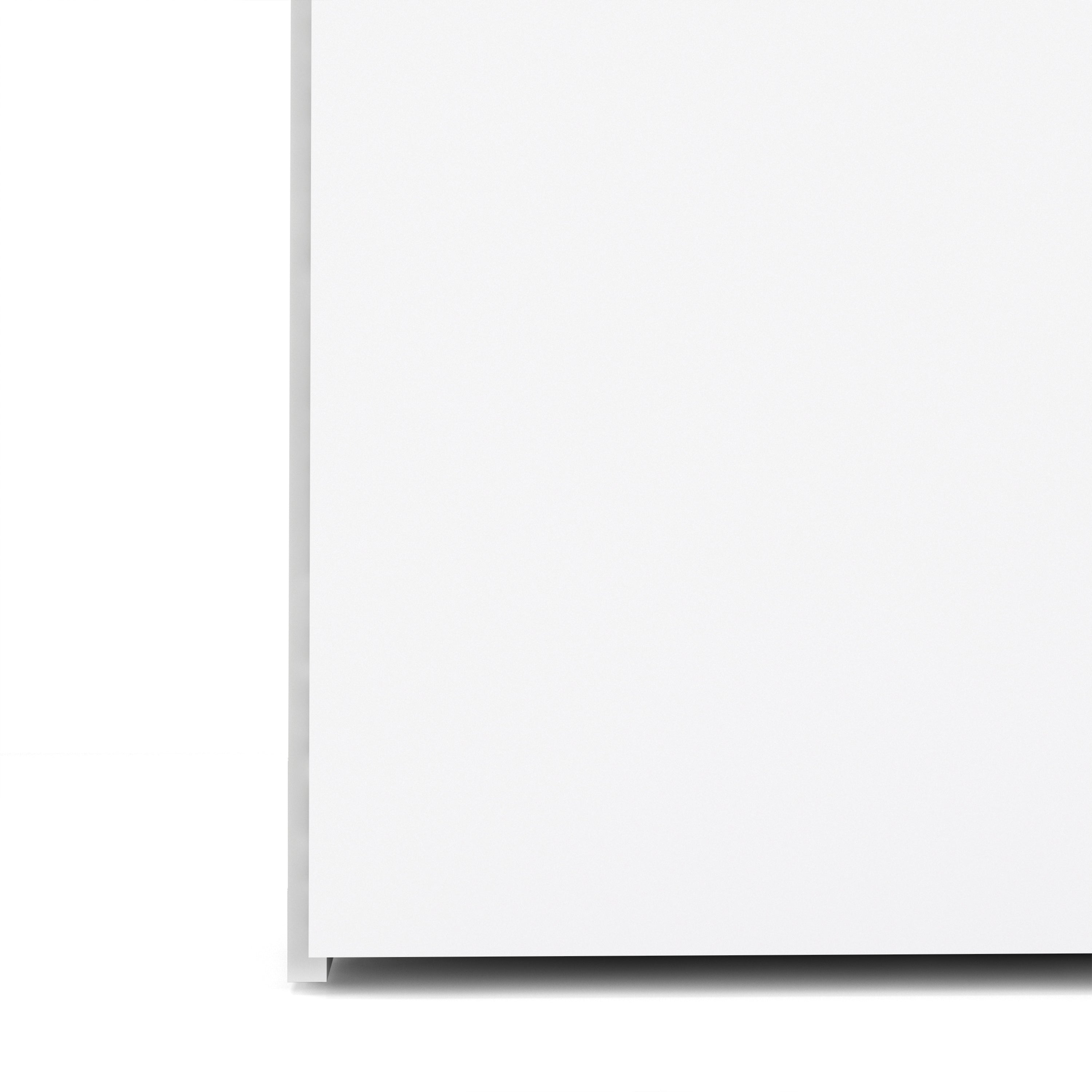 Space Wardrobe 3 Doors 3 Drawers in White 2000