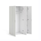Space Wardrobe 3 Doors White 1750