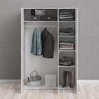 Space Wardrobe 3 Doors White 1750