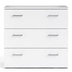 Space Chest of 3 Drawers in White