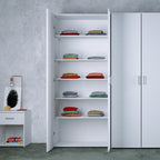 Space Bedside 1 Drawer in White