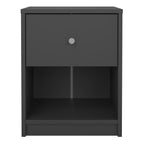 May Bedside 1 Drawer in Grey