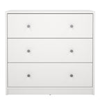 May Chest of 3 Drawers in White