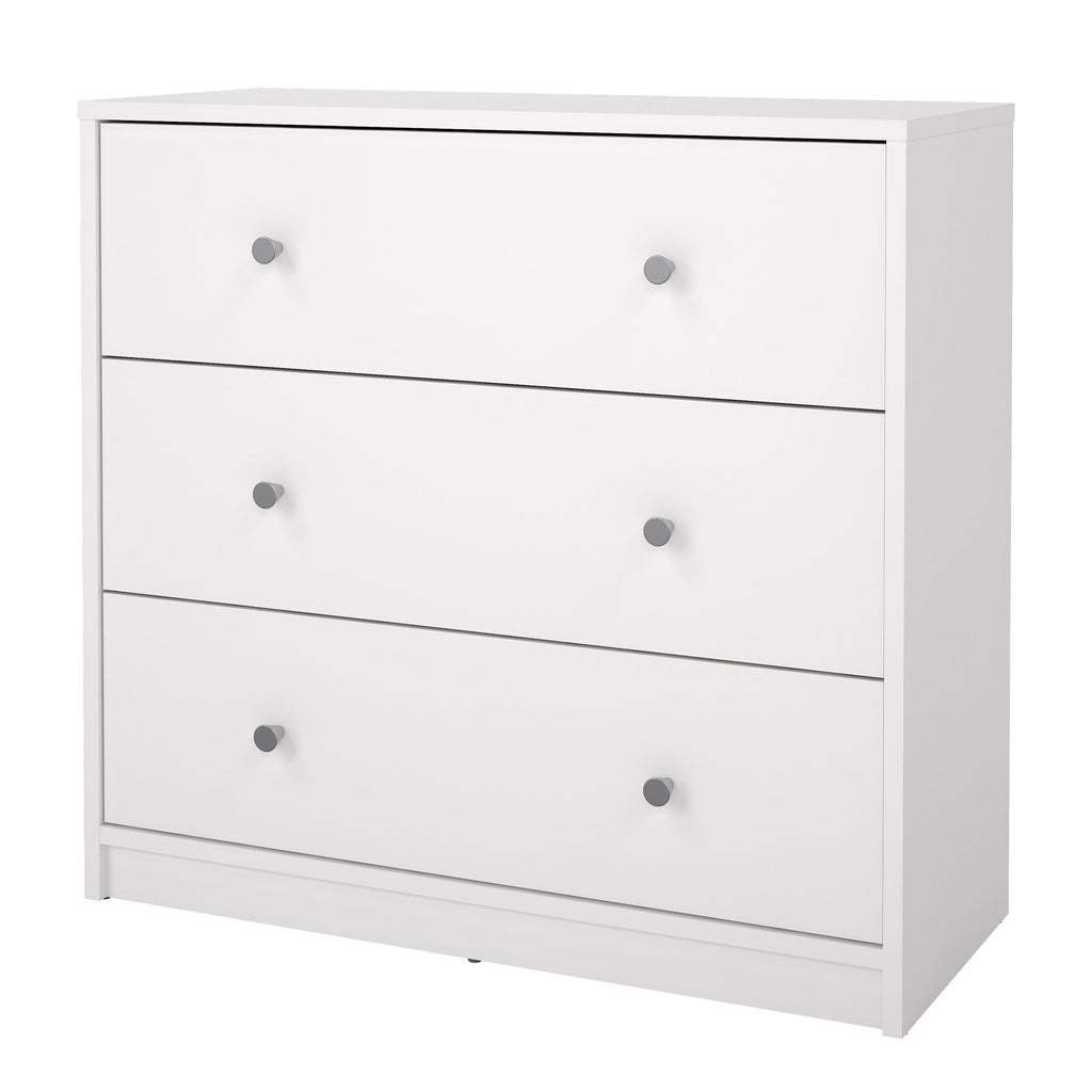 May Chest of 3 Drawers in White