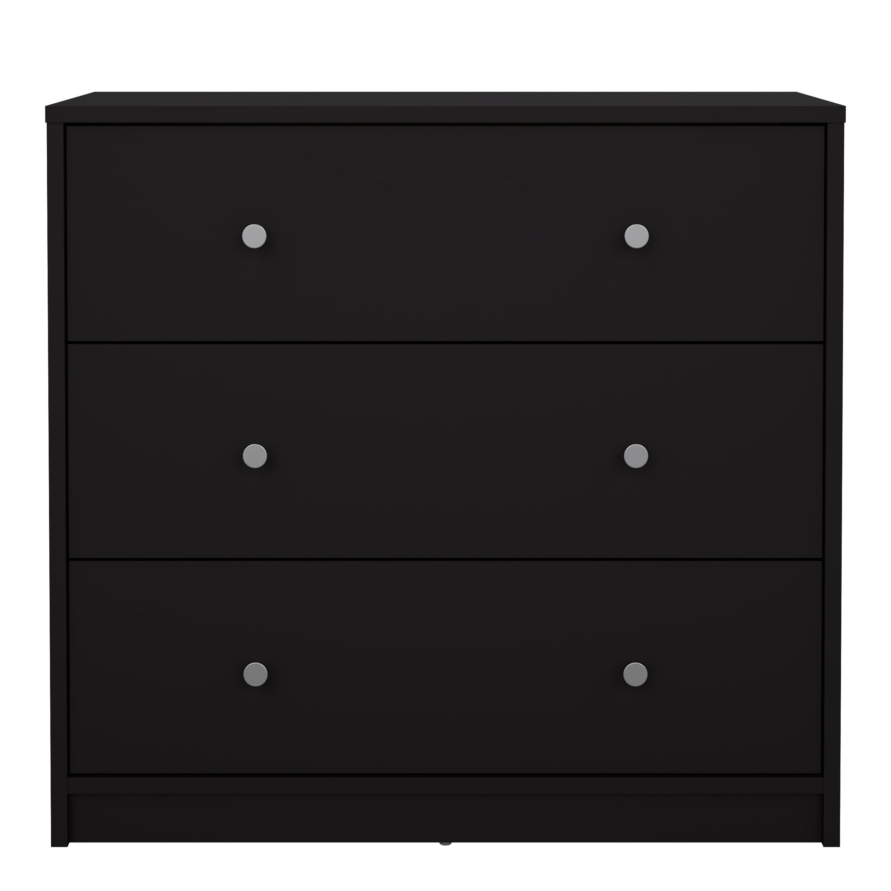 May Chest of 3 Drawers in Black