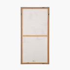 S/3 Natural and White Birds Canvases with Natural Frames