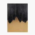 Black and Gold Abstract  Frameless Canvas