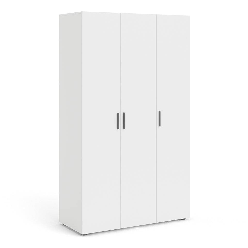 Pepe Wardrobe with 3 Doors in White