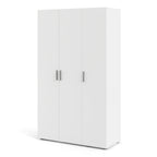 Pepe Wardrobe with 3 Doors in White