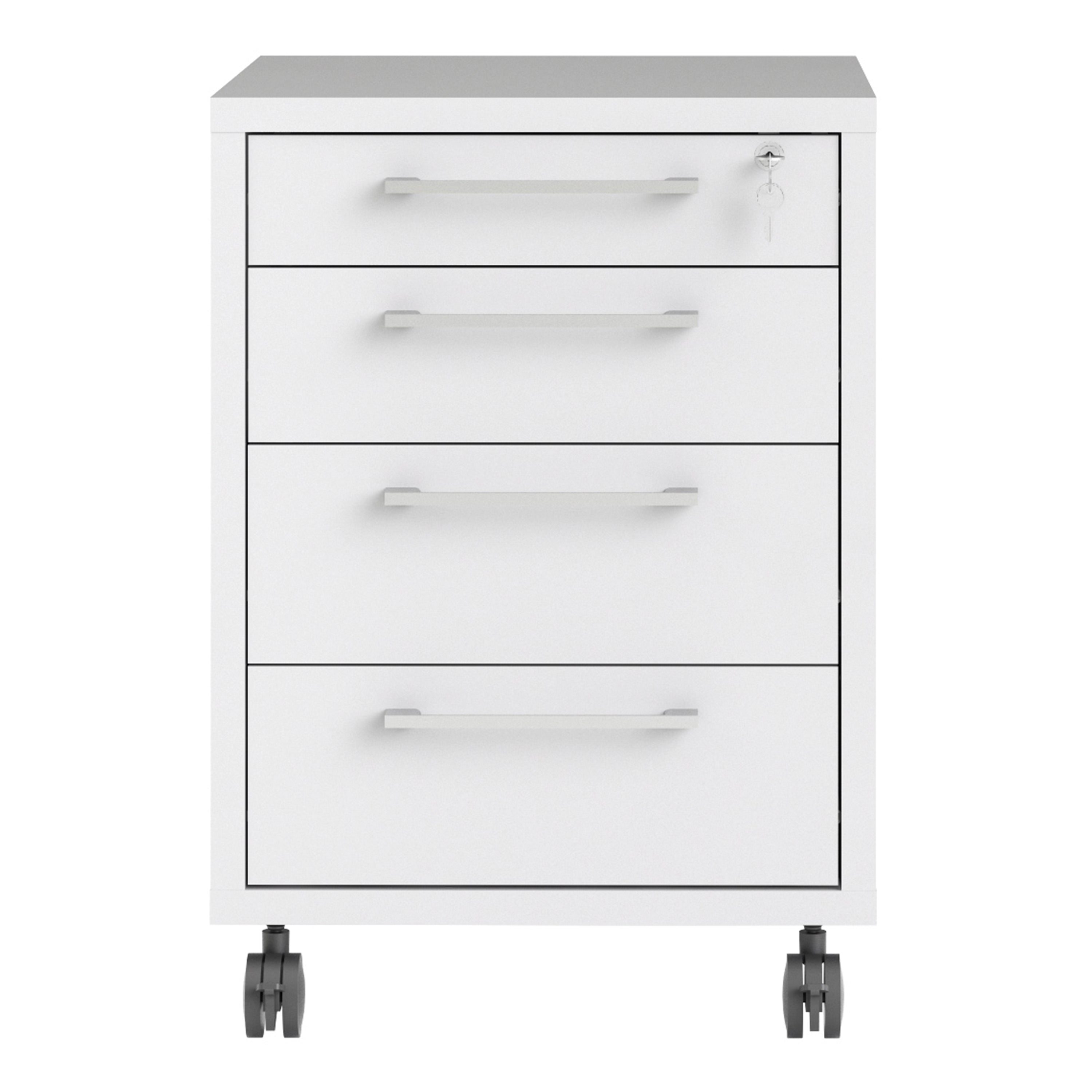 Prima Mobile Cabinet in White