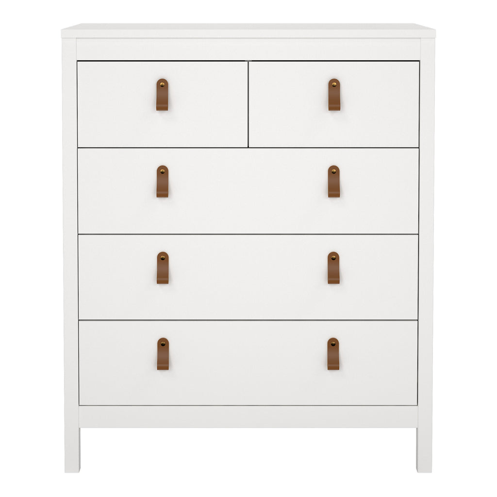 Barcelona Chest 3+2 Drawers in White