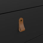 Barcelona Chest 3+2 Drawers in Matt Black