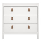 Barcelona Chest 3 Drawers in White