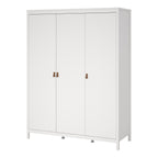 Barcelona Wardrobe with 3 Doors in White