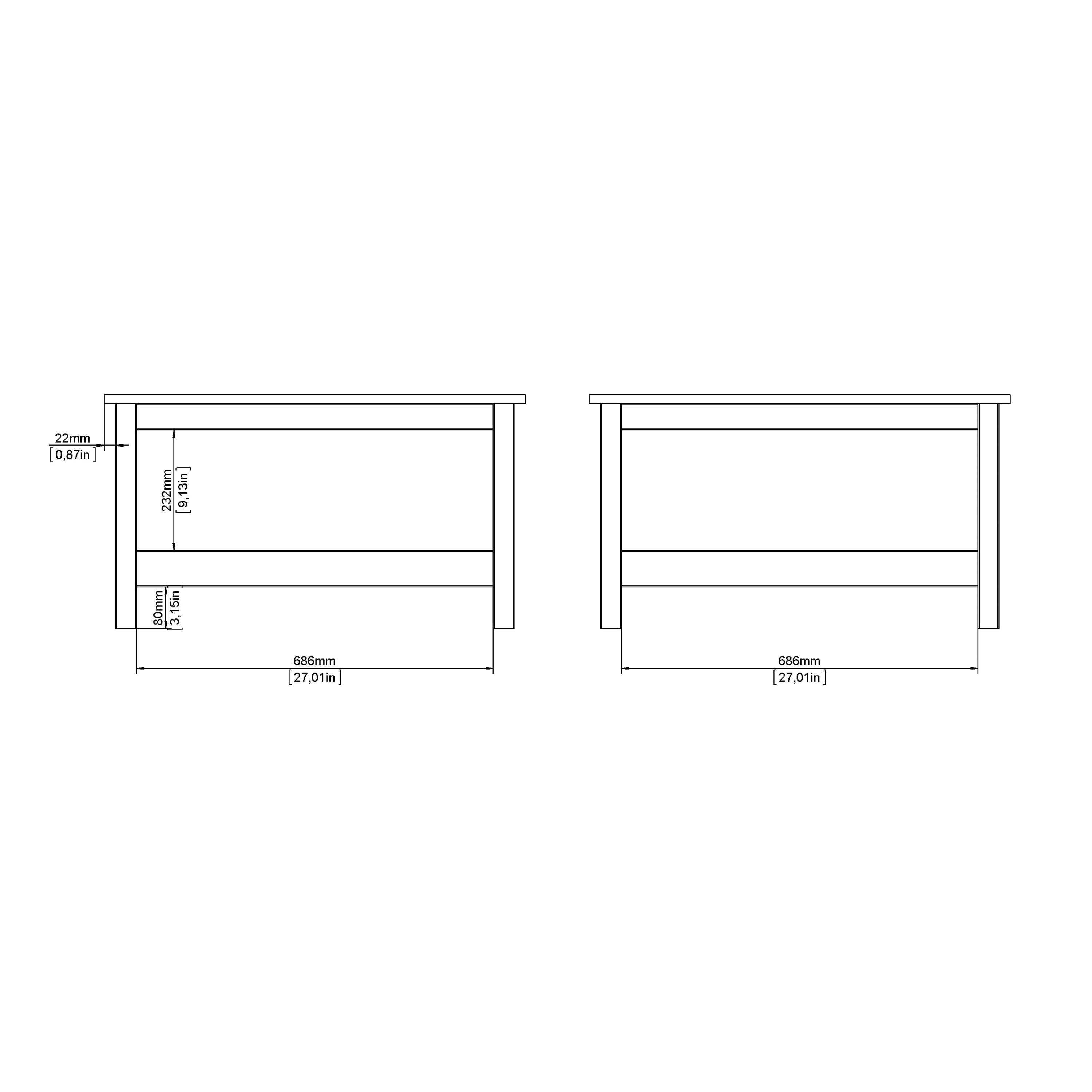 Barcelona Coffee Table in White