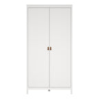 Barcelona Wardrobe with 2 Doors in White