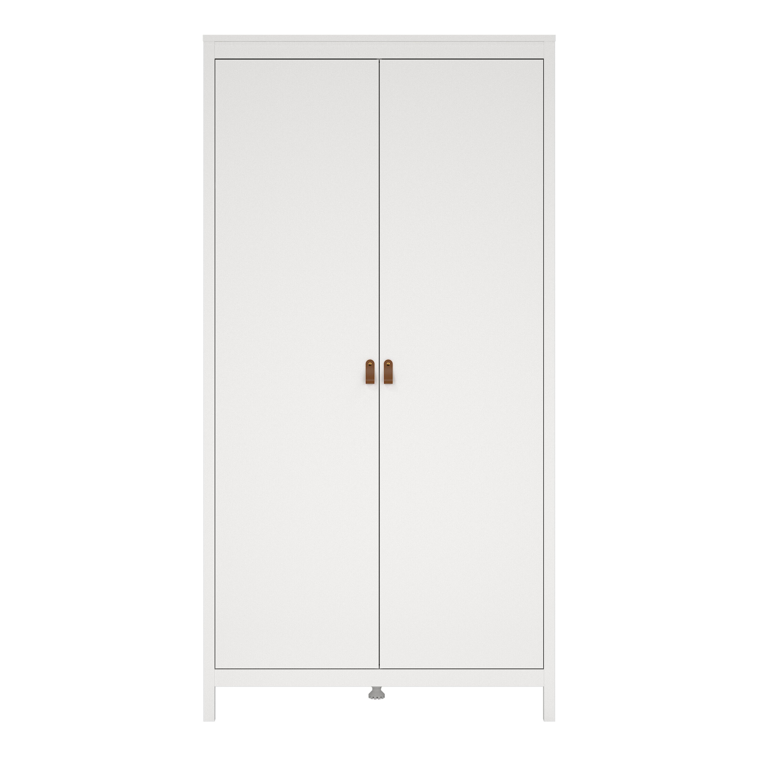 Barcelona Wardrobe with 2 Doors in White