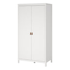 Barcelona Wardrobe with 2 Doors in White