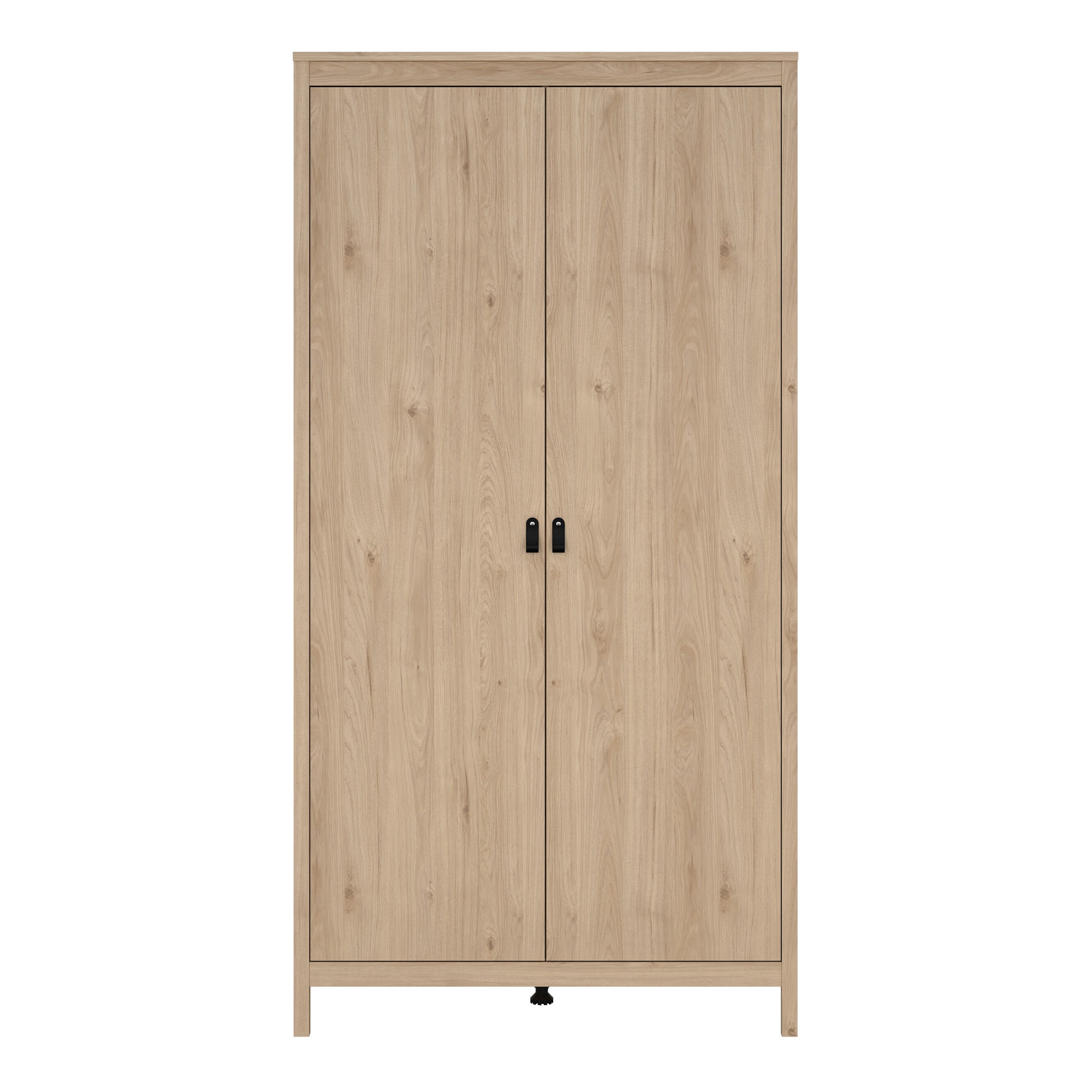 Barcelona Wardrobe with 2 Doors in Jackson Hickory Oak