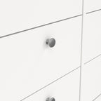 Madrid Double Dresser 4+4 Drawers in White