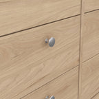 Madrid Double Dresser 4+4 Drawers in Jackson Hickory Oak