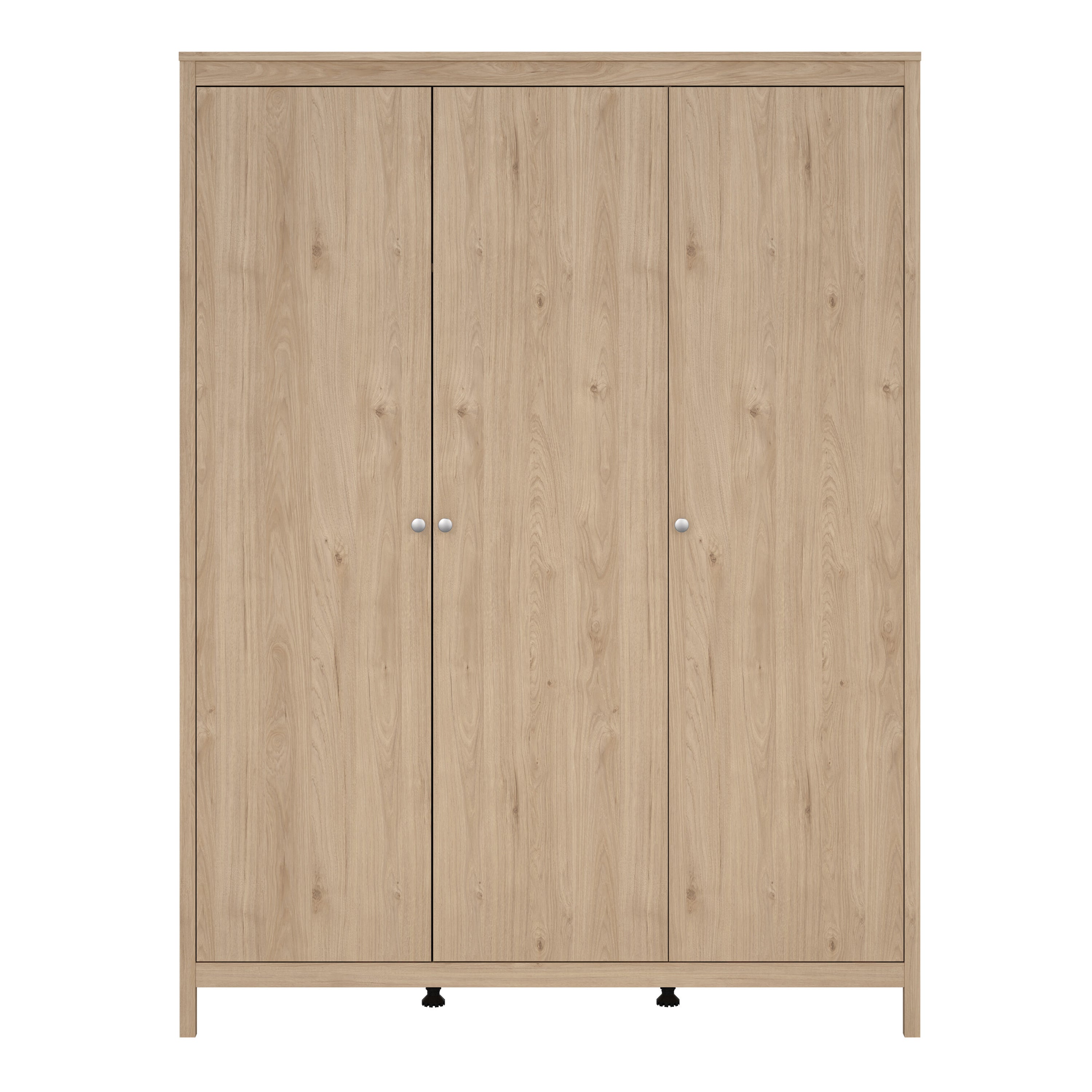 Madrid Wardrobe with 3 Doors in Jackson Hickory Oak