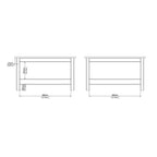 Madrid Coffee Table in White