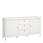 Madrid Sideboard 2 Doors 3 Drawers in White