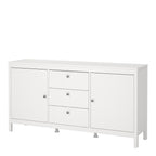 Madrid Sideboard 2 Doors 3 Drawers in White