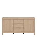 Madrid Sideboard 2 Doors + 3 Drawers in Jackson Hickory Oak