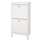 Madrid Shoe Cabinet 2 Flip Down Doors White