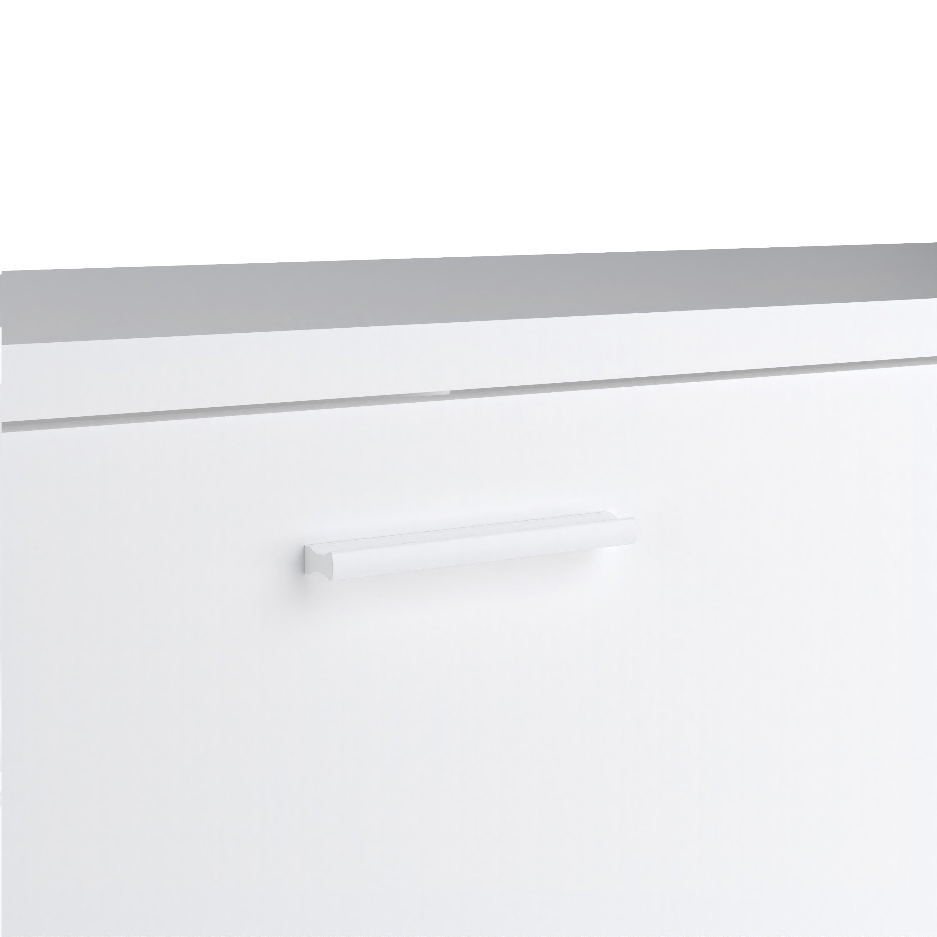 Media TV Unit with 2 Doors 1 Drawer 147cm White