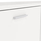 Media TV Unit with 2 Doors 1 Drawer in White