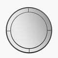Antique Bronze Metal Round Wall Mirror