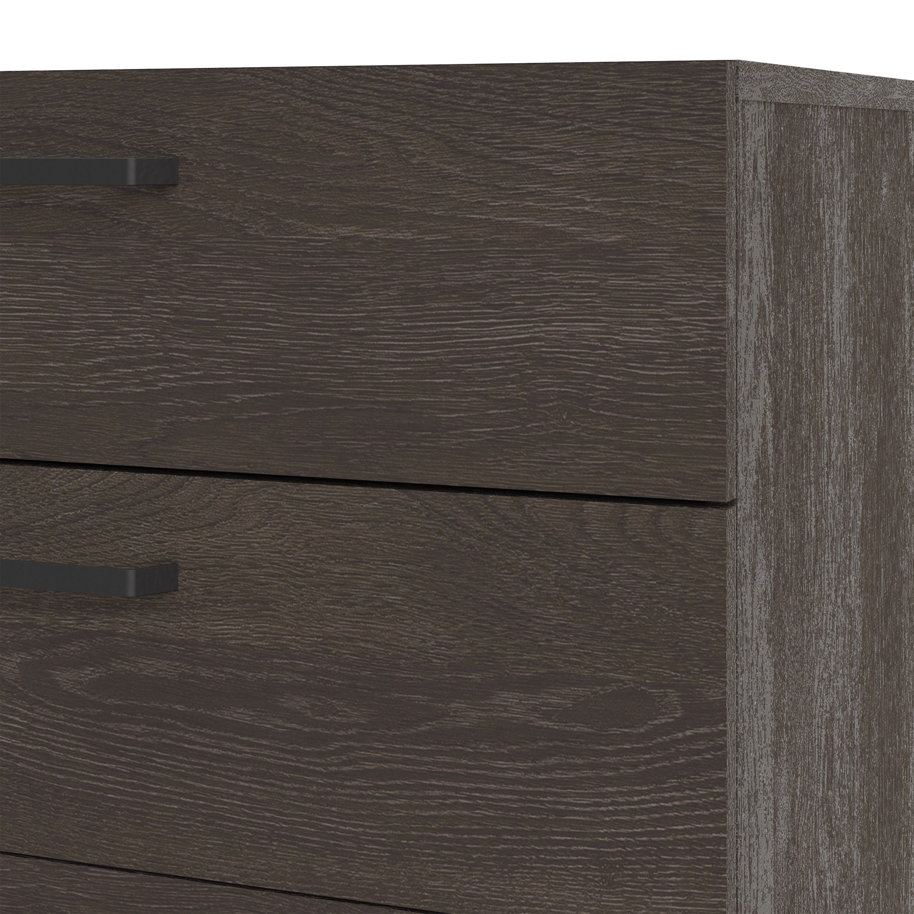 Dallas Double Dresser 8 Drawers in Rovere Gessato Dark Oak