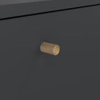 Cumbria Shoe Cabinet 3 Flip Down Doors Dark Grey