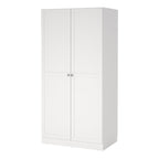 Brande Wardrobe with 2 Frame Doors in White