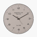 Cream and Black Dome Glass Wall Clock