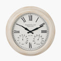 Antique Effect Gold Brushed Cream Indoor Outdoor Wall Clock