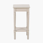 Heritage Putty Pine Wood Accent Table