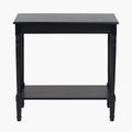 Heritage Black Pine Wood Console Table