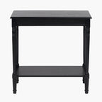 Heritage Black Pine Wood Console Table
