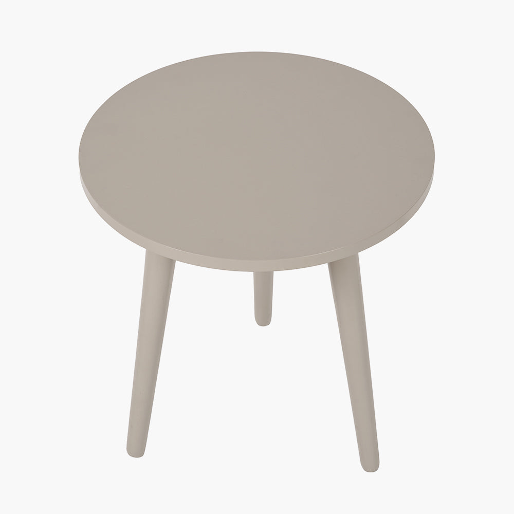 Devonshire Putty Pine Wood Side Table