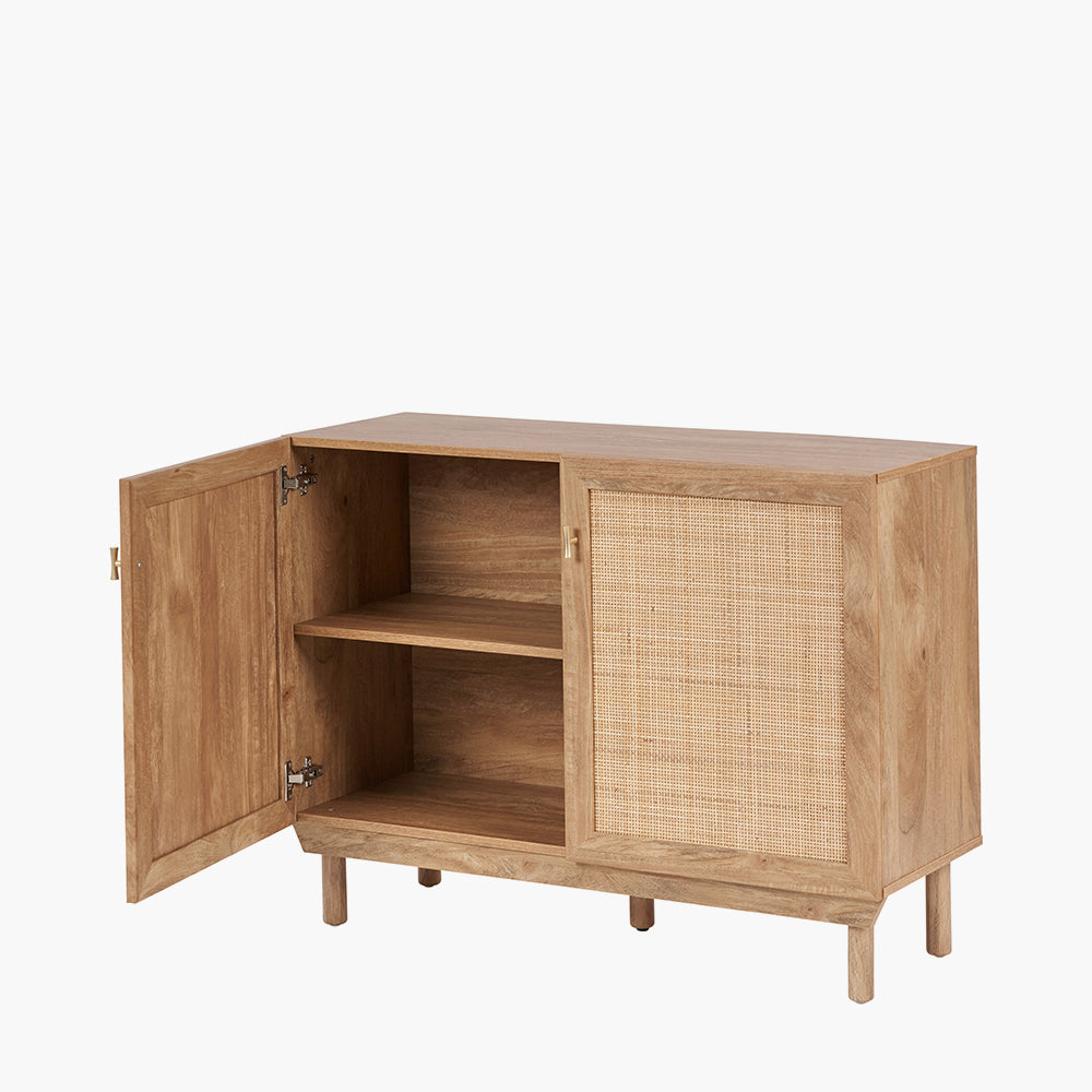 Henrik Natural Rattan 2 Door Cabinet